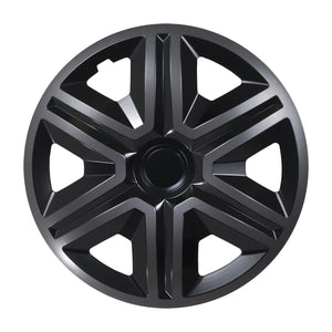 ΝRМ 14" Wheel Covers Hubcaps Universal 4 PCS Graphite Black ABS Easy Assembly