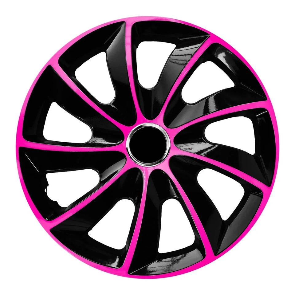 Hubcaps 17" ΝRМ EXTRA STIG PINK BLACK pink-black 4 pieces