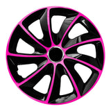 Hubcaps 17" ΝRМ EXTRA STIG PINK BLACK pink-black 4 pieces
