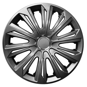 NRM STRONG 14" universal hubcaps graphite lacquered 4 pieces