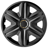 ΝRМ 15" Wheel Covers Hubcaps Universal 4 PCS Graphite ABS Weather Resistant Easy Assembly