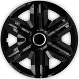 ΝRМ 16" Wheel Trims Covers 4 PCS Hubcaps Universal Weather & Impact Resistant Black