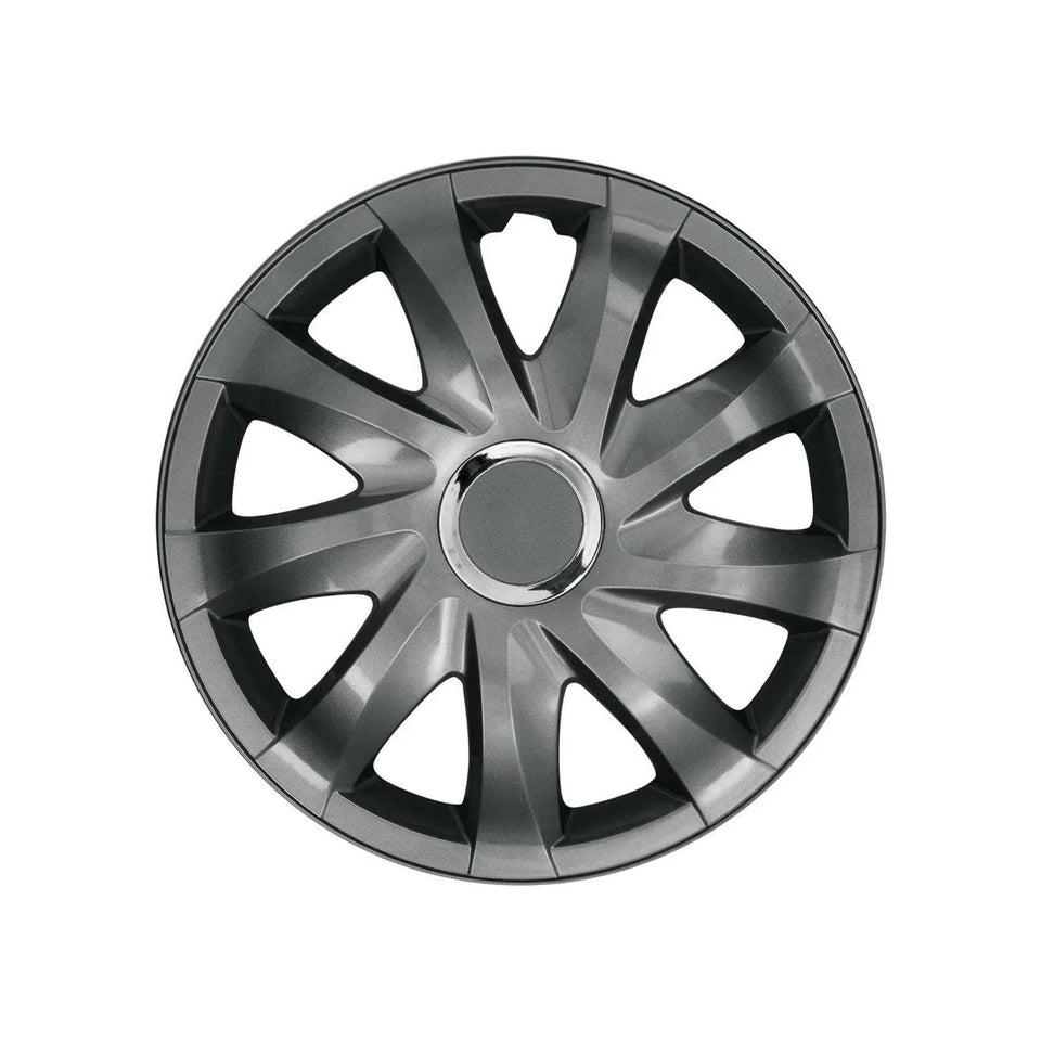 Hubcaps 15'' ΝRМ DRIFT GRAPHITE 4 pieces graphite color