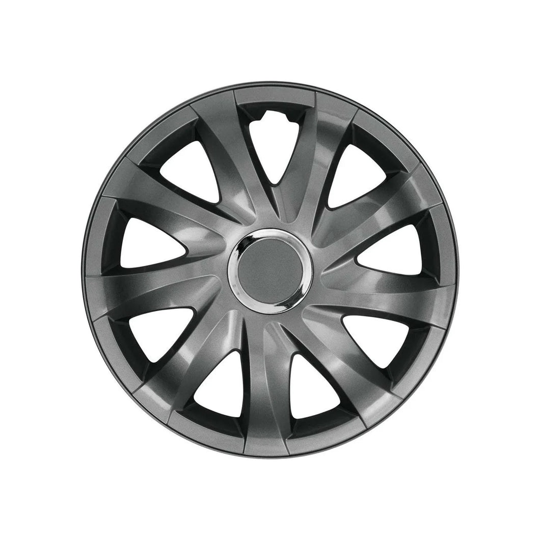 Hubcaps 15'' ΝRМ DRIFT GRAPHITE 4 pieces graphite color