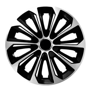 Caps 15" ΝRМ EXTRA STRONG SILVER BLACK silver and black 4 pcs
