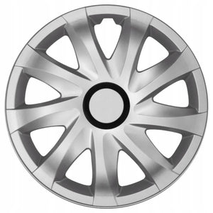 Hubcaps 15'' ΝRМ KANDO SILVER 4 pieces silver color