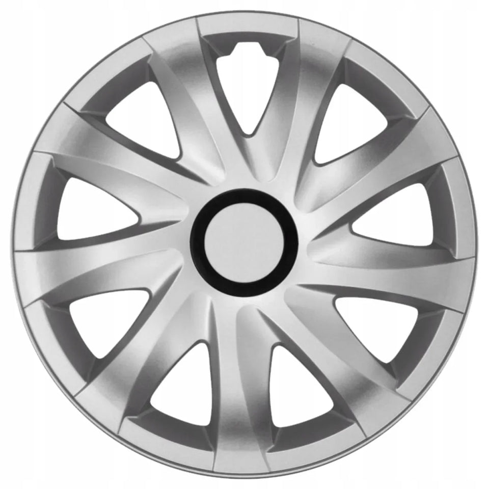 Hubcaps 15'' ΝRМ KANDO SILVER 4 pieces silver color