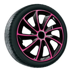 Hubcaps 17" ΝRМ EXTRA STIG PINK BLACK pink-black 4 pieces