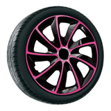 Hubcaps 17" ΝRМ EXTRA STIG PINK BLACK pink-black 4 pieces