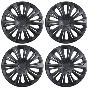 ΝRМ STRONG black mat 15" universal hubcaps 4 pieces