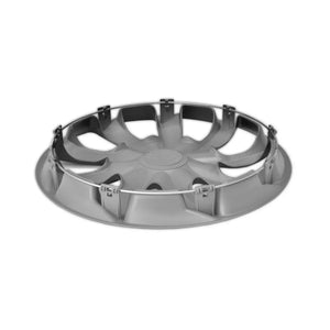 ΝRМ Quad Silver 17" Hubcaps Silver - Covered with Protective Varnish