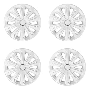 ΝRМ STRONG white lacquered 15" universal hubcaps 4 pieces