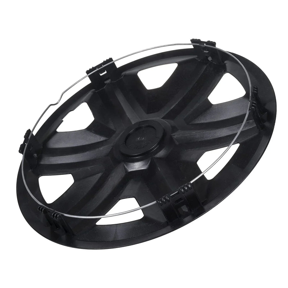 ΝRМ 16" Wheel Covers Hubcaps Universal 4 PCS Graphite Black Weather Resistant