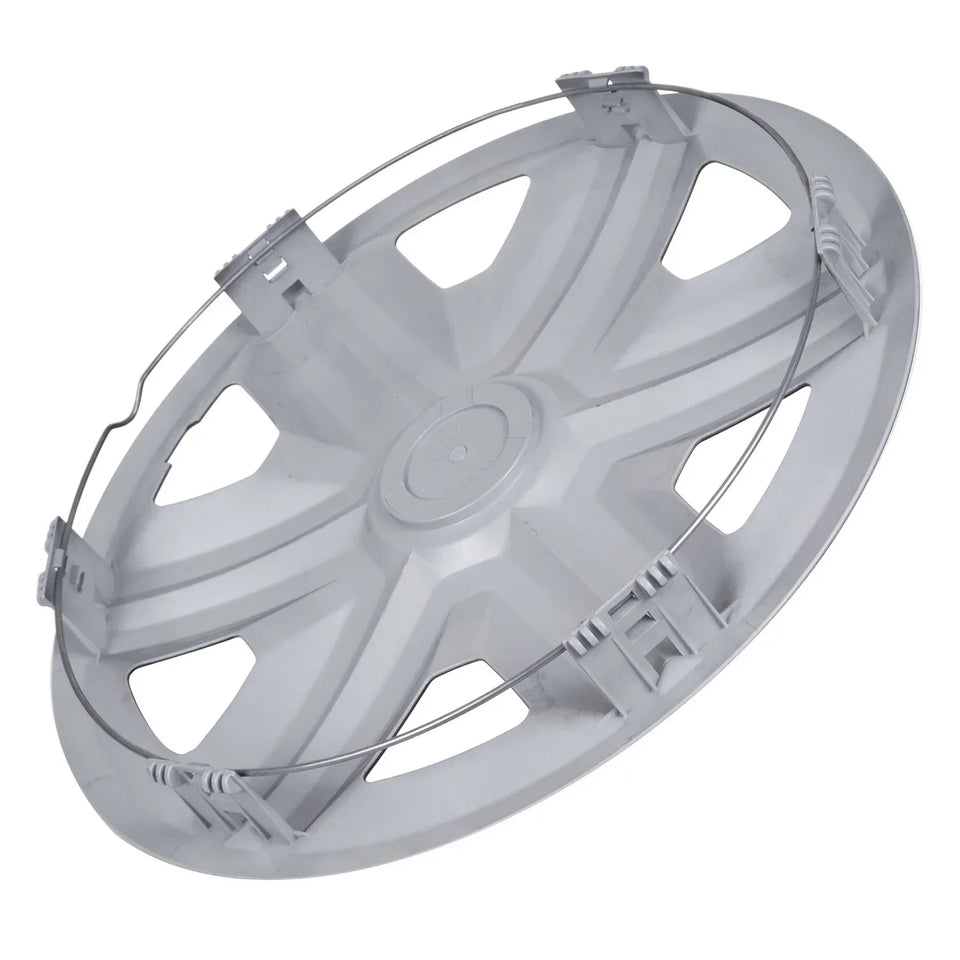 ΝRМ 14" Wheel Covers Hubcaps Universal 4 PCS ABS Weather Resistant Black Silver